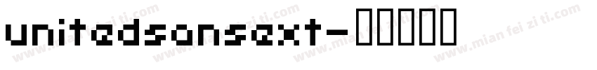 unitedsansext字体转换