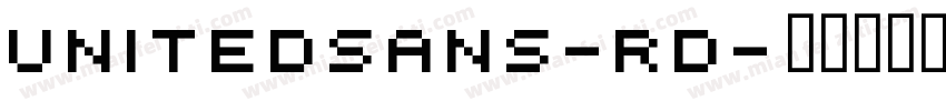 UNITEDSANS-RD字体转换