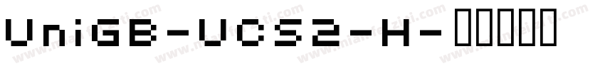 UniGB-UCS2-H字体转换