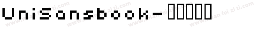 UniSansbook字体转换