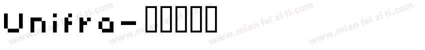 Unifra字体转换