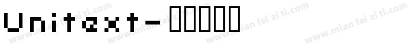 Unitext字体转换