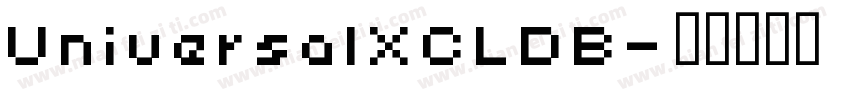 UniversalXCLDB字体转换