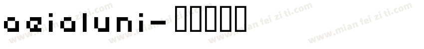 aeialuni字体转换