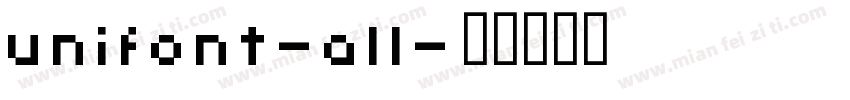unifont-all字体转换
