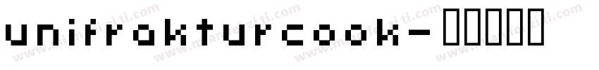 unifrakturcook字体转换