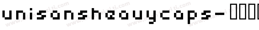 unisansheauycaps字体转换