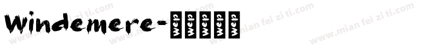 Windemere字体转换
