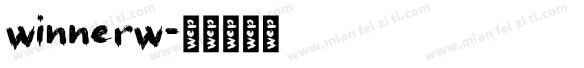 winnerw字体转换