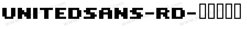 UNITEDSANS-RD字体转换