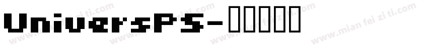 UniversPS字体转换