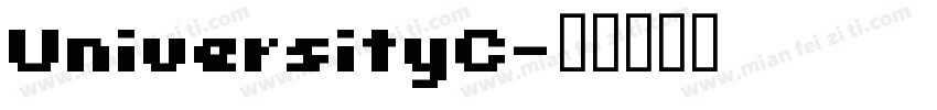 UniversityC字体转换