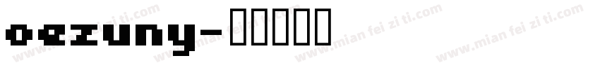 oezuny字体转换