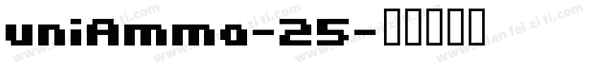 uniAmma-25字体转换