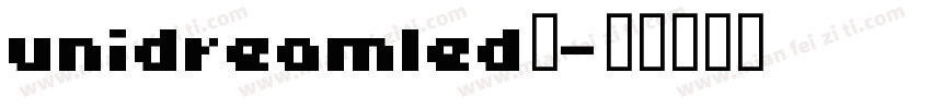 unidreamled液字体转换