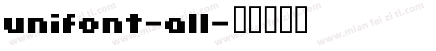 unifont-all字体转换