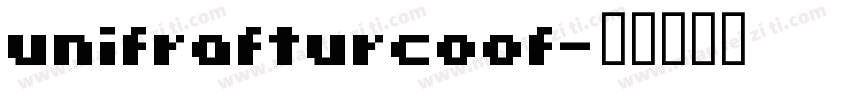 unifrafturcoof字体转换