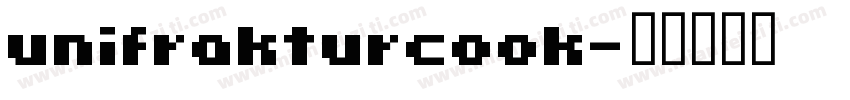 unifrakturcook字体转换
