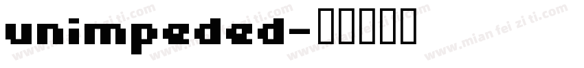 unimpeded字体转换