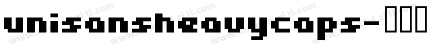 unisansheavycaps字体转换