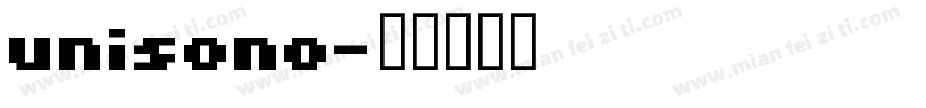 unisono字体转换