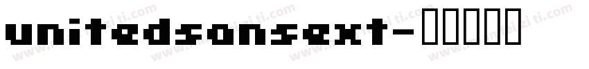 unitedsansext字体转换