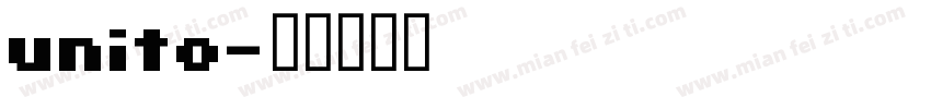 unito字体转换