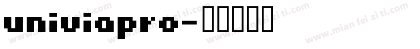 univiapro字体转换