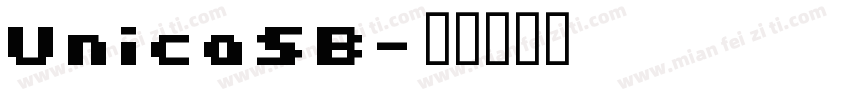 UnicaSB字体转换