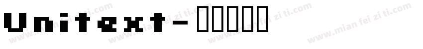 Unitext字体转换