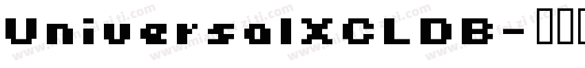 UniversalXCLDB字体转换