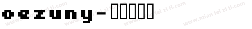 oezuny字体转换