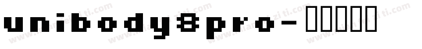 unibody8pro字体转换