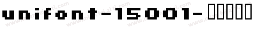 unifont-15001字体转换