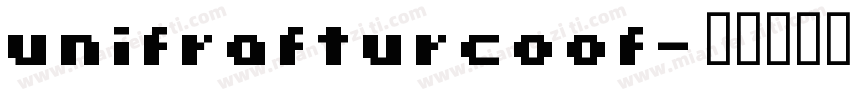 unifrafturcoof字体转换