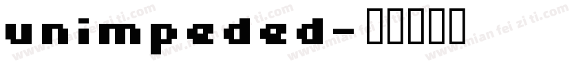 unimpeded字体转换