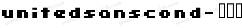 unitedsanscond字体转换