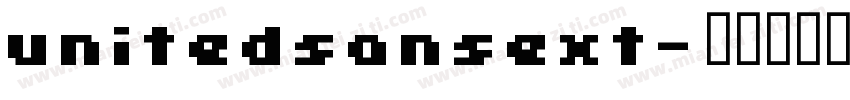unitedsansext字体转换