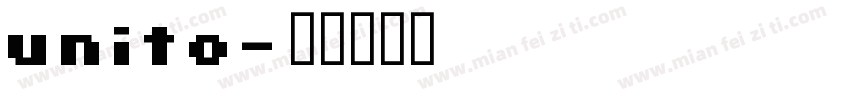 unito字体转换