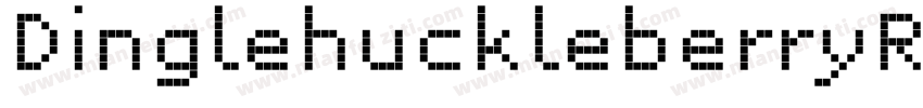 DinglehuckleberryRegular-rqn8字体转换