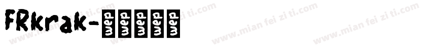FRkrak字体转换