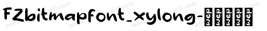 FZbitmapfont_xylong字体转换