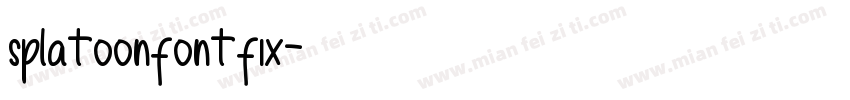 splatoonfontfix字体转换