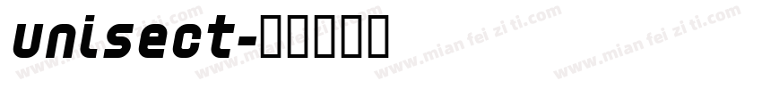 Unisect字体转换