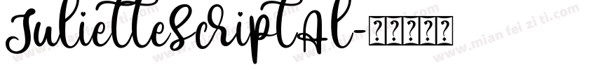 JulietteScriptAl字体转换