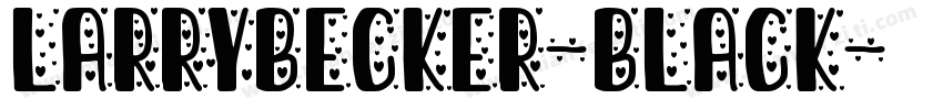 LarryBecker-Black字体转换