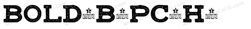 Bold-B5pc-H字体转换