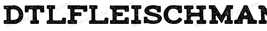 DTLFleischmann-TBol字体转换
