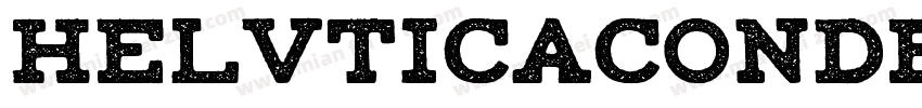 HelvticaCondensedBol字体转换
