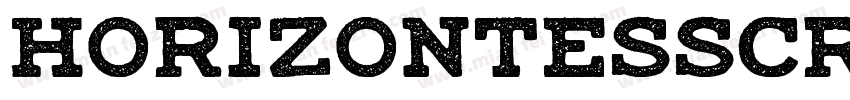 HorizontesScript-Bol字体转换